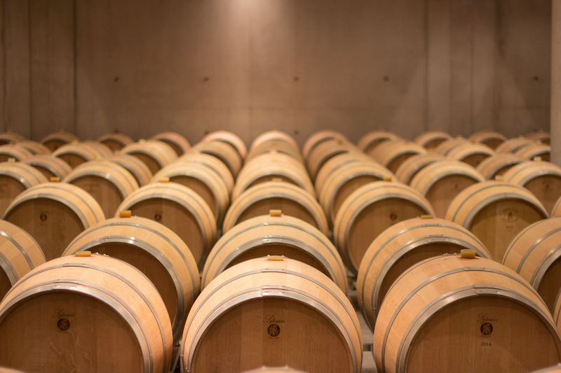 Chateau Luchey-Halde Barriques en Bois