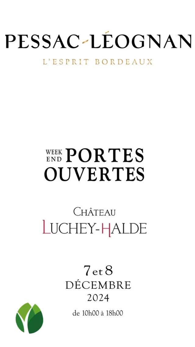 ✨ Ce week-end, ne manquez pas nos Portes Ouvertes! Venez découvrir notre domaine, rencontrer notre équipe et déguster nos vins🍷 Profitez également de nos offres spéciales de Noël pour faire plaisir à votre famille ou vos amis ! 🎁🎄
Pour vous restaurer sur place, notre partenaire Foodtruck @lacheffemarine vous régalera avec ses délicieux Burgess🍔
Rendez-vous samedi et dimanche dès 10h jusqu’à 18h au Chateau-Luchey-Halde ! A très vite ! ✨

#portesouvertes #pessacleognan #chateaulucheyhalde #dégustations #visites #foodtruck #offresspeciales #vins #noel #christmas 

*L’abus d’alcool est dangereux pour la santé, à consommer avec modération*